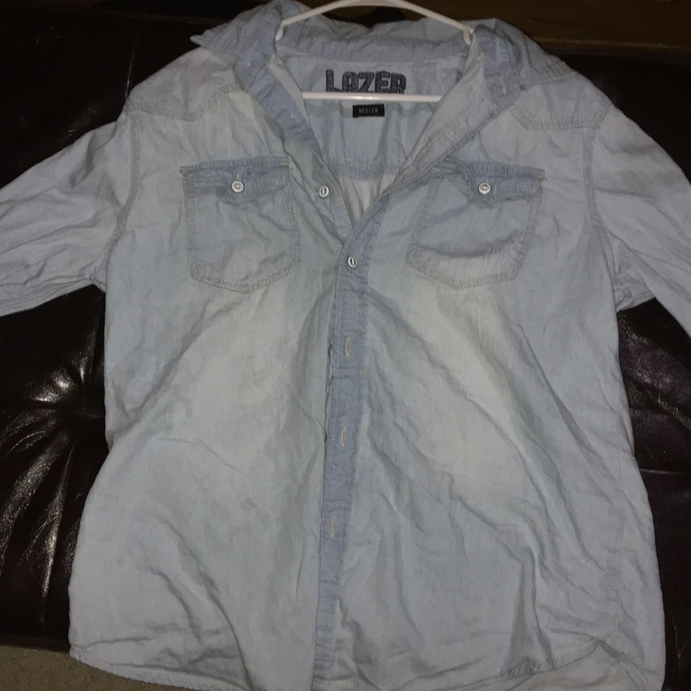 Light Denim Button Up